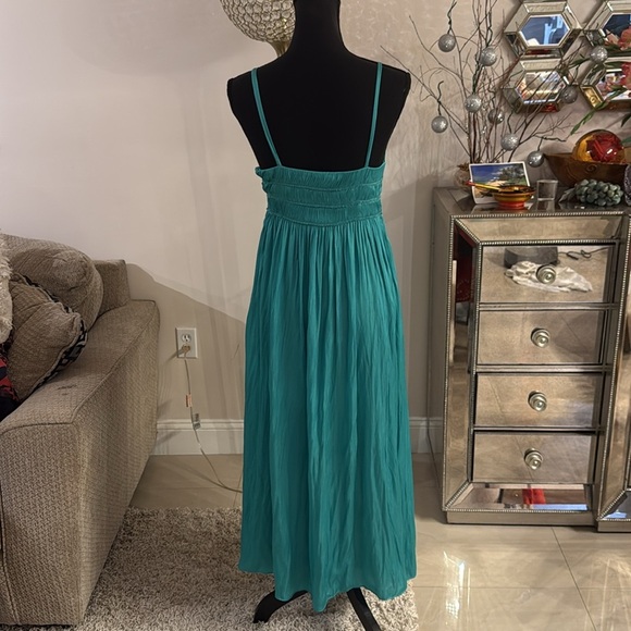 Intermix Green Maxi Dress size 0 - Picture 4 of 5